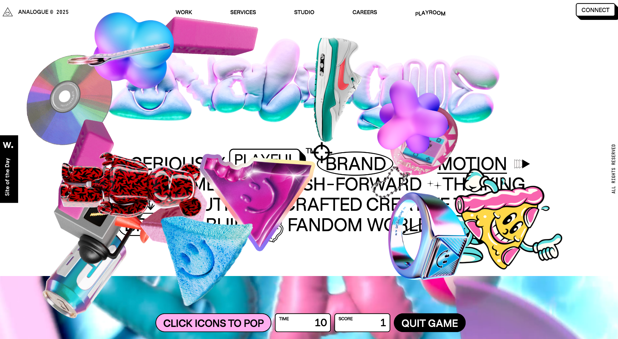 text heavy and gaming design