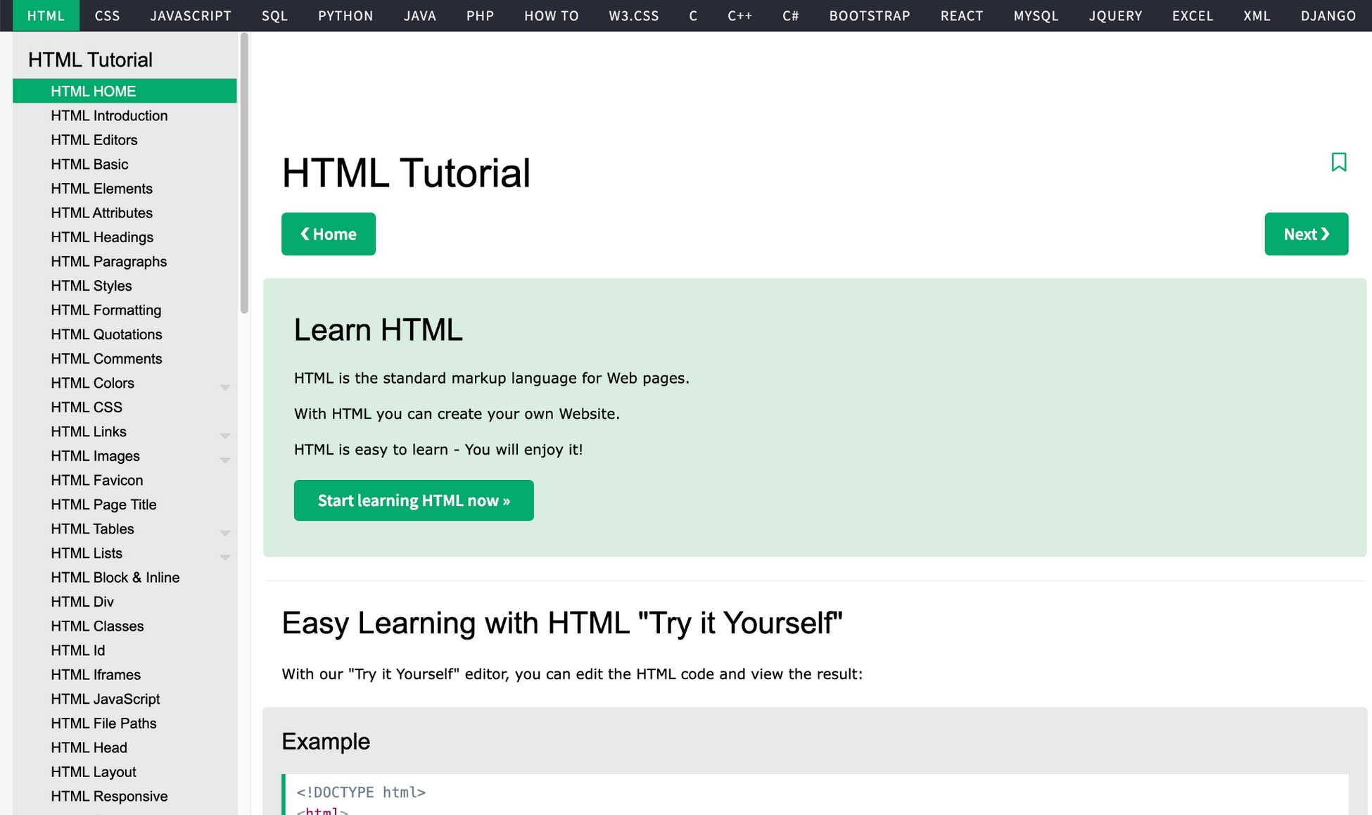 html, css, javascript