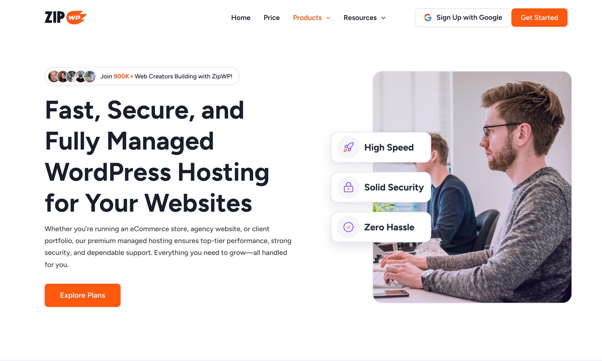 zipwp managed hosting