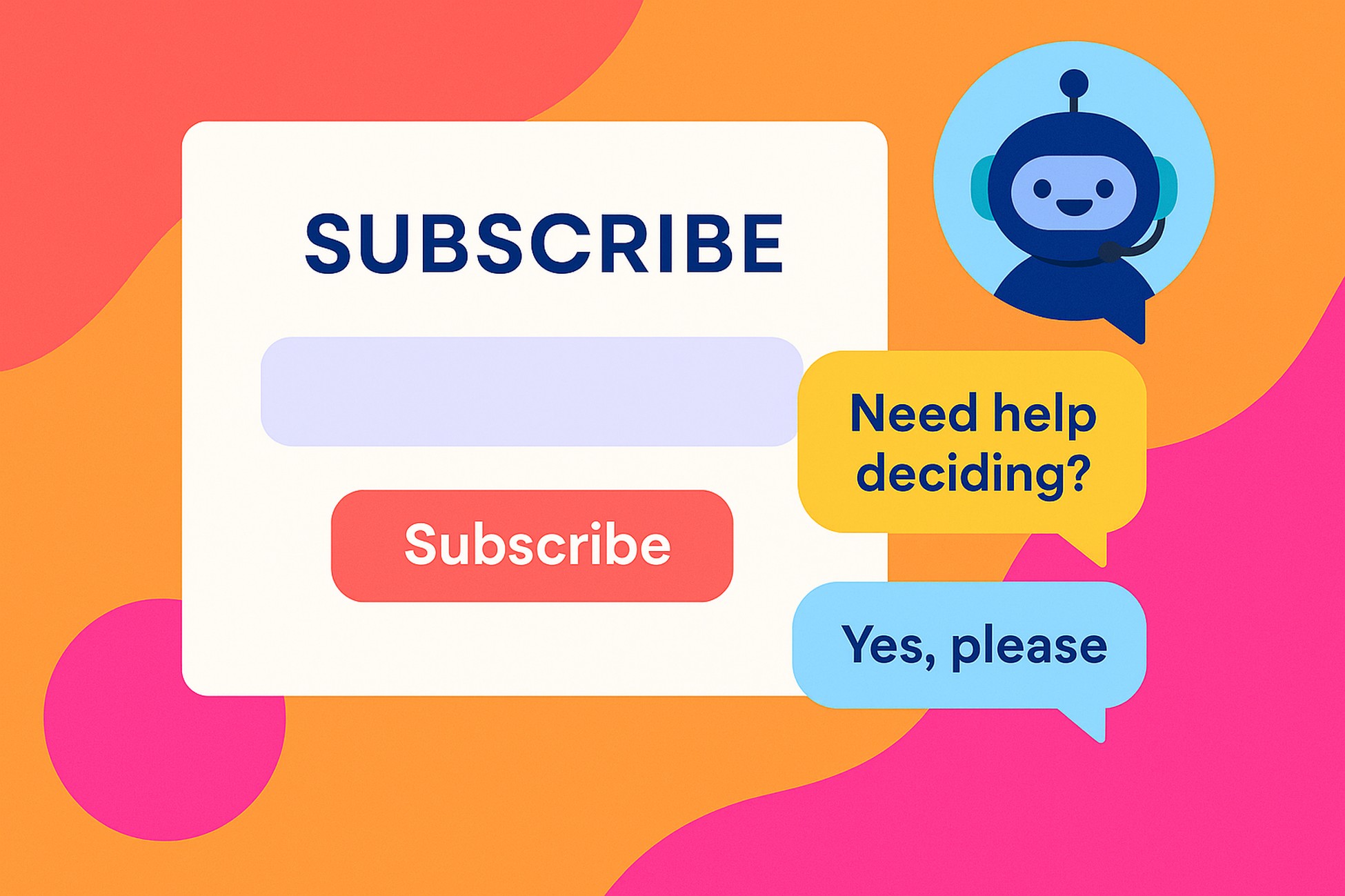 live chatbot to help users