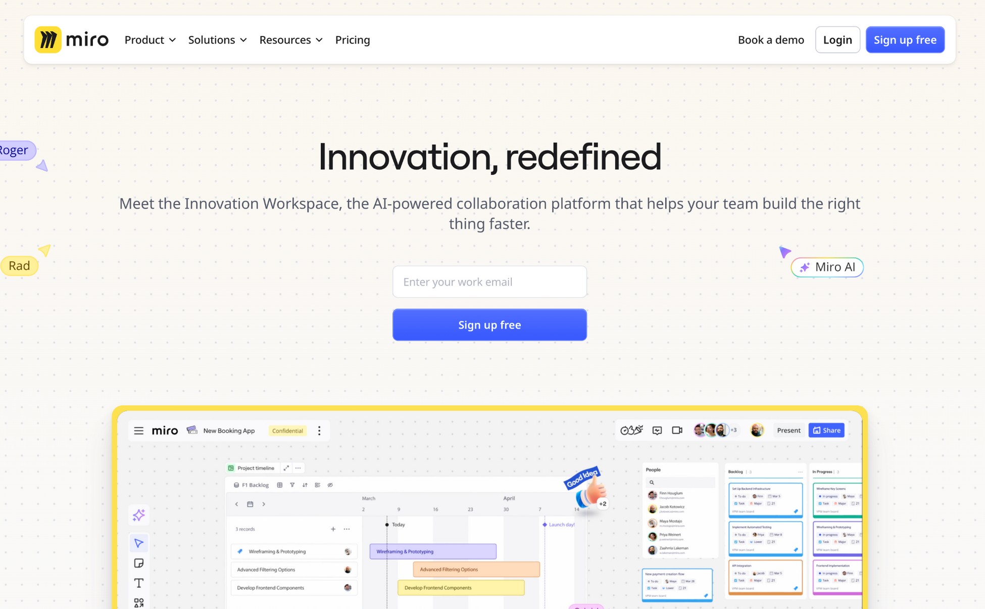miro wireframing tool