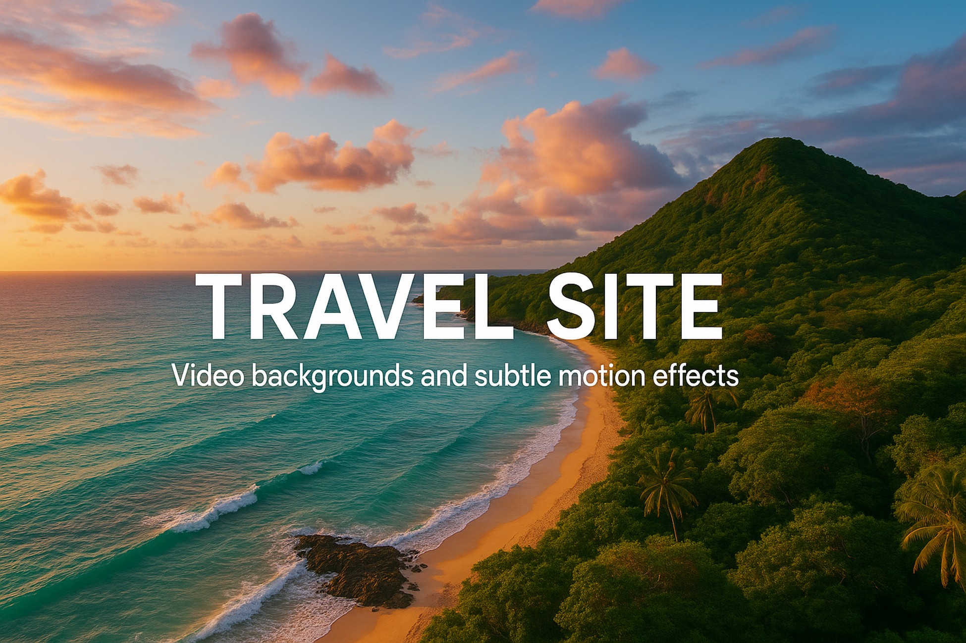 video background interactive element