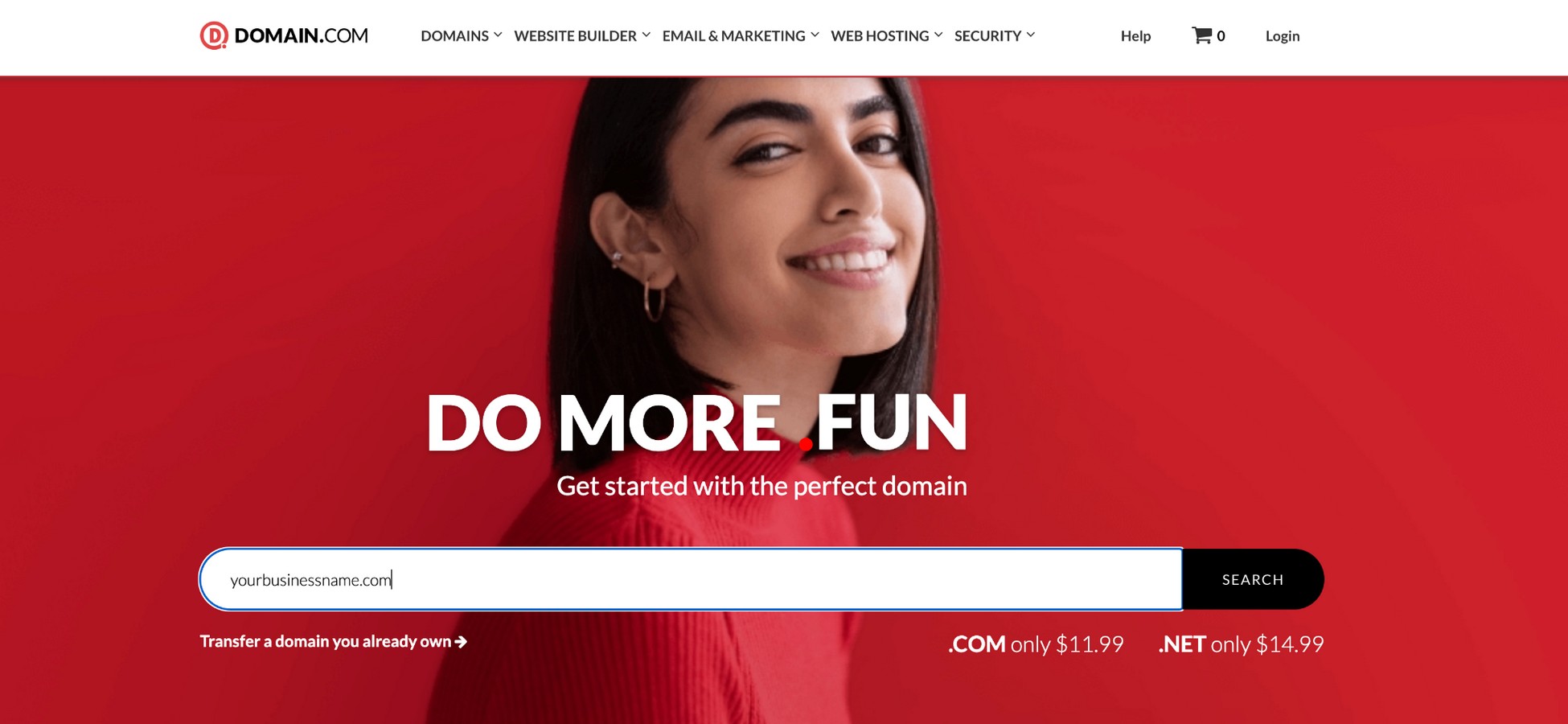 register your domain